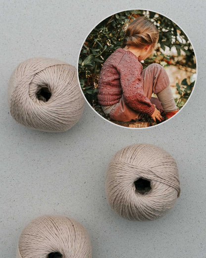 Wiesenblume Cardigan Kinder | märchenhafte Jacke aus Sole von Pascuali