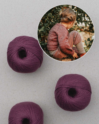 Wiesenblume Cardigan Kinder | märchenhafte Jacke aus Sole von Pascuali