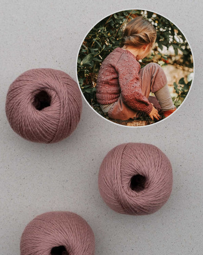 Wiesenblume Cardigan Kinder | märchenhafte Jacke aus Sole von Pascuali