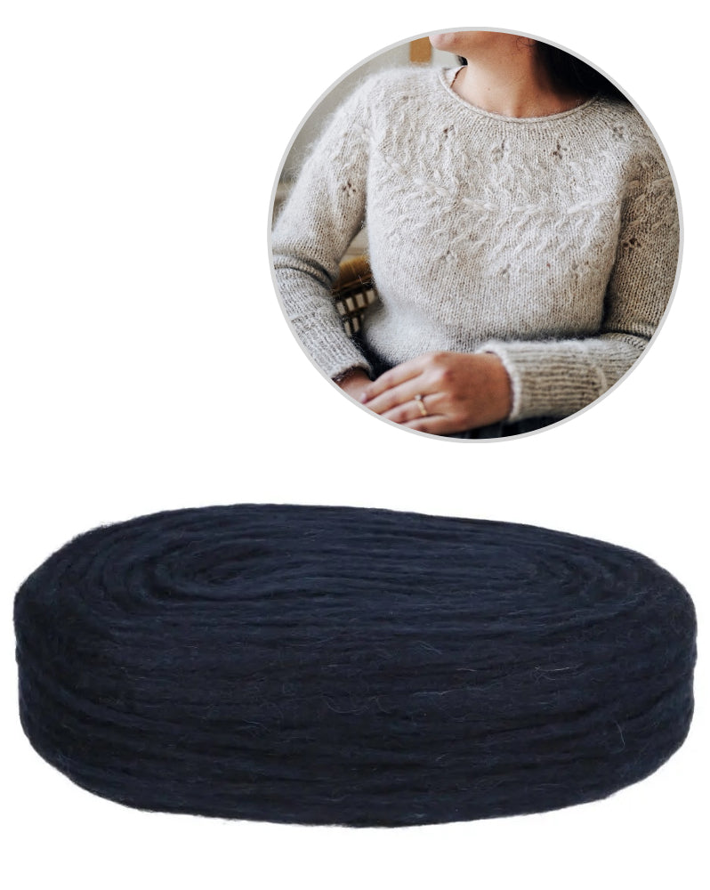 Wild Posy Sweater von Melody Hoffmann mit Plötulopi von Lopi Island 11