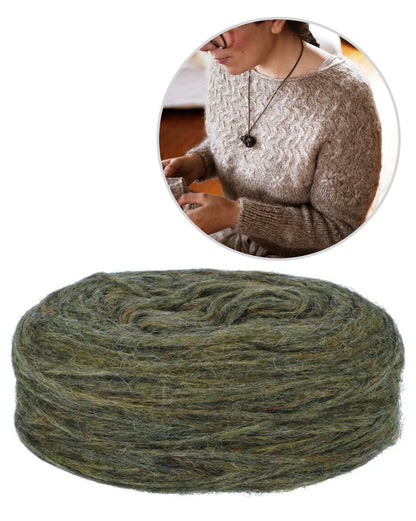 Wildflower Path | warmer Sweater mit zartem Blumenmuster aus Plötulopi von Lopi Island