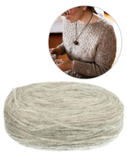 Wildflower Path | warmer Sweater mit zartem Blumenmuster aus Plötulopi von Lopi Island