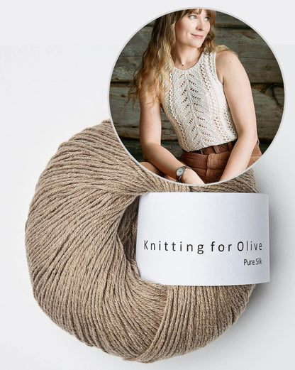 Wildflower Top | romantisch verspieltes Top aus Pure Silk von Knitting for Olive