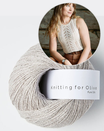 Wildflower Top | romantisch verspieltes Top aus Pure Silk von Knitting for Olive