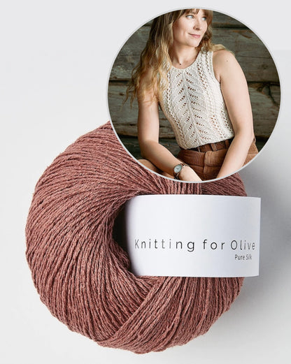 Wildflower Top | romantisch verspieltes Top aus Pure Silk von Knitting for Olive