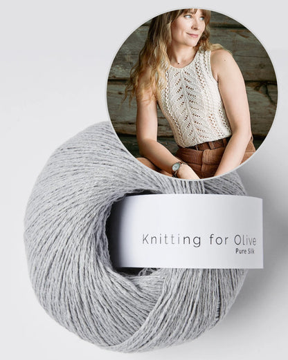 Wildflower Top | romantisch verspieltes Top aus Pure Silk von Knitting for Olive