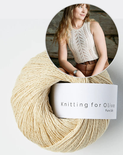 Wildflower Top | romantisch verspieltes Top aus Pure Silk von Knitting for Olive