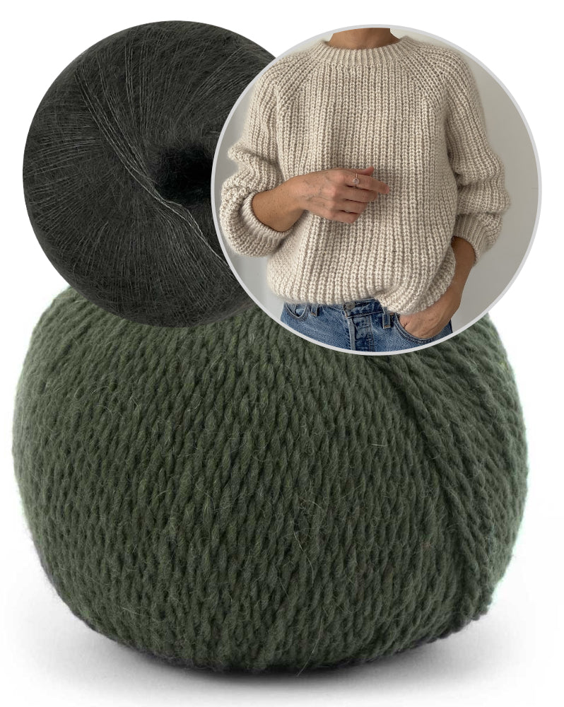 Coco Amour Knitwear Windermere Sweater mit Tibetan und Mohair Bliss von Pascuali 12