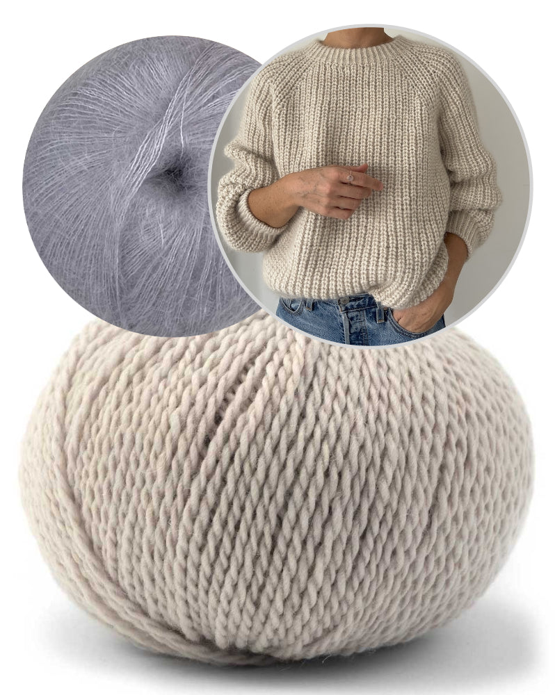 Coco Amour Knitwear Windermere Sweater mit Tibetan und Mohair Bliss von Pascuali 8