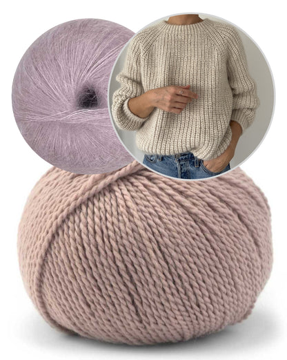Coco Amour Knitwear Windermere Sweater mit Tibetan und Mohair Bliss von Pascuali 9