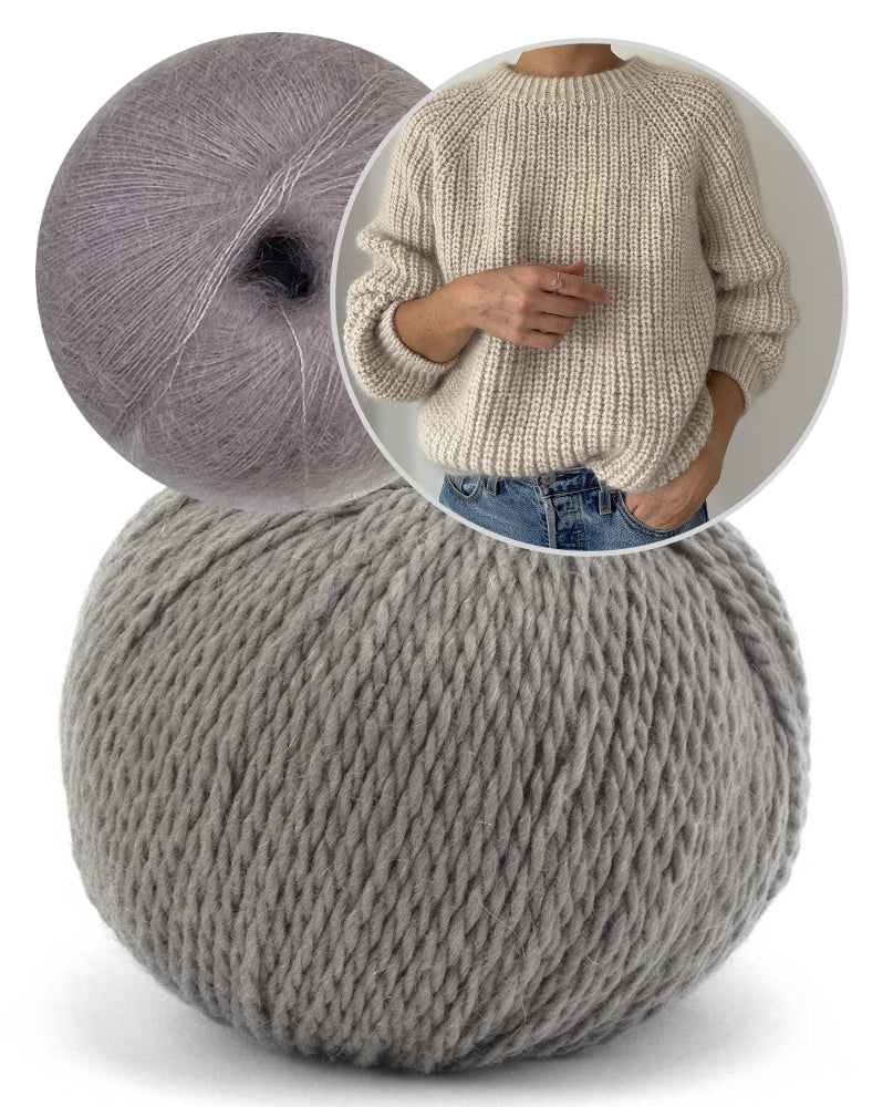 Coco Amour Knitwear Windermere Sweater mit Tibetan und Mohair Bliss von Pascuali 11