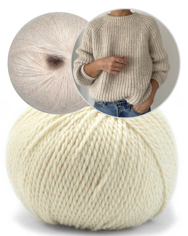 Coco Amour Knitwear Windermere Sweater mit Tibetan und Mohair Bliss von Pascuali 10