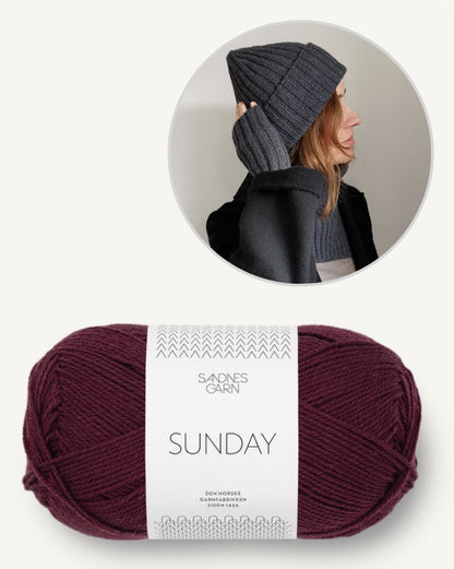 Winter Essentials | Set aus Mütze, Schalkragen und Stulpen oder Handschuhe mit Sunday von Sandnes