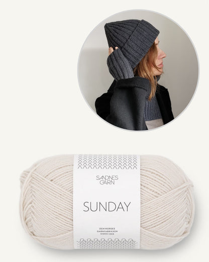 Winter Essentials | Set aus Mütze, Schalkragen und Stulpen oder Handschuhe mit Sunday von Sandnes