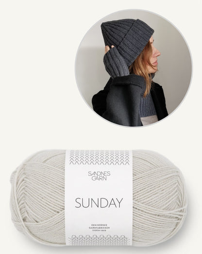 Winter Essentials | Set aus Mütze, Schalkragen und Stulpen oder Handschuhe mit Sunday von Sandnes