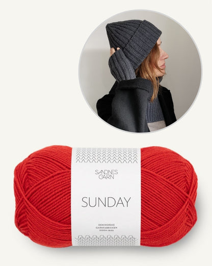 Winter Essentials | Set aus Mütze, Schalkragen und Stulpen oder Handschuhe mit Sunday von Sandnes