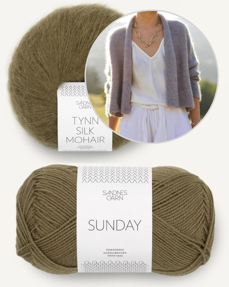 Moonlight Cardigan von Minimi Knit Design aus Sunday und Tynn Silk Mohair 21