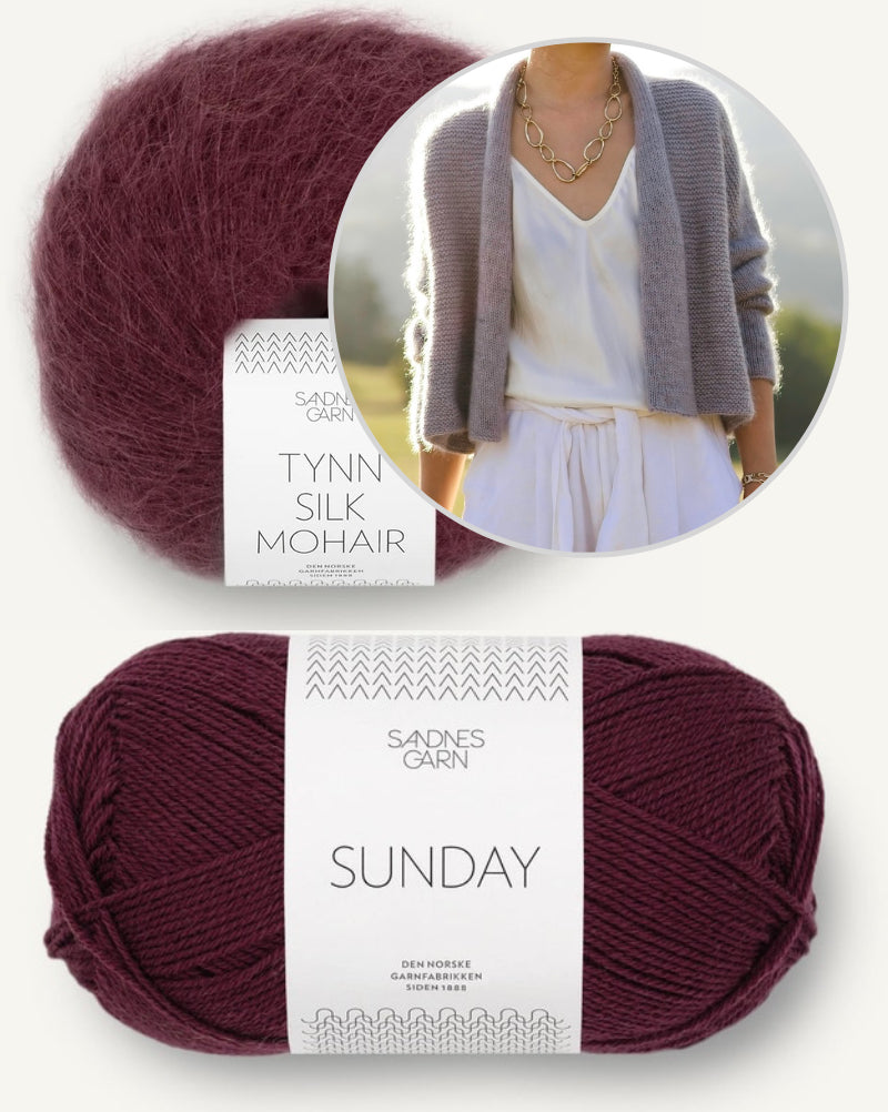 Moonlight Cardigan von Minimi Knit Design aus Sunday und Tynn Silk Mohair 19