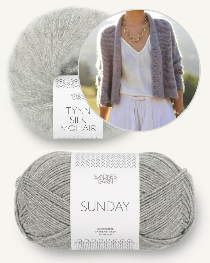 Moonlight Cardigan von Minimi Knit Design aus Sunday und Tynn Silk Mohair 17