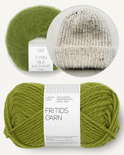 Wintermütze von Rabea von gute-garne mit Fritidsgarn und Tynn Silk Mohair von Sandnes Garn 12