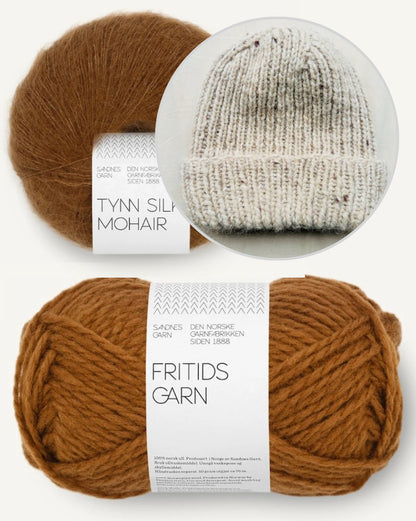 Wintermütze von Rabea von gute-garne mit Fritidsgarn und Tynn Silk Mohair von Sandnes Garn 14