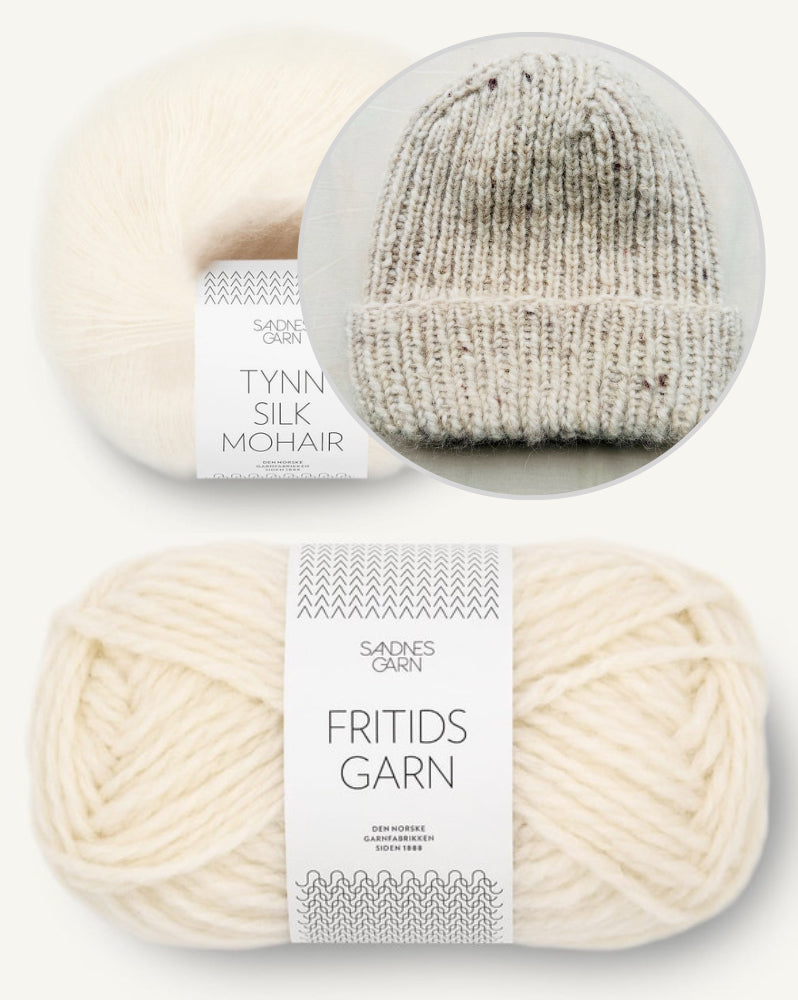 Wintermütze von Rabea von gute-garne mit Fritidsgarn und Tynn Silk Mohair von Sandnes Garn 13
