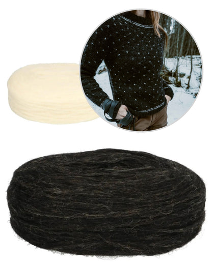 Wolf Winter | minimalistisches Muster aus Plötulopi von Lopi Island