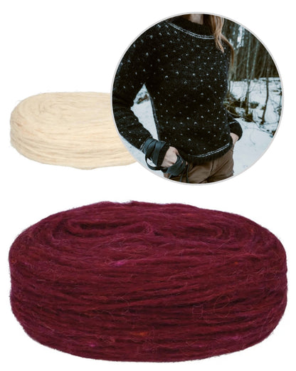 Wolf Winter | minimalistisches Muster aus Plötulopi von Lopi Island