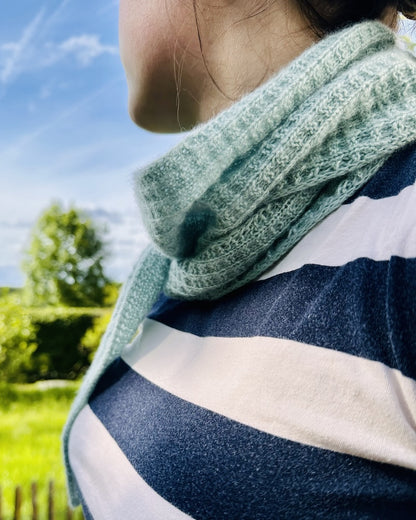 Wolkenmosaik Scarf - Pascuali Edition | hauchzartes Tuch aus Cashmere Lace von Pascuali