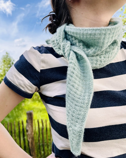 Wolkenmosaik Scarf - Pascuali Edition | hauchzartes Tuch aus Cashmere Lace von Pascuali