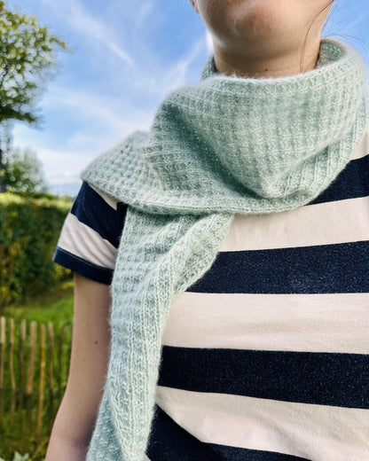 Wolkenmosaik Scarf - Pascuali Edition | hauchzartes Tuch aus Cashmere Lace von Pascuali