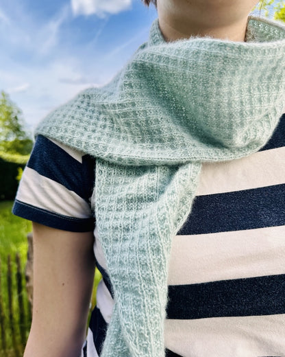 Wolkenmosaik Scarf - Pascuali Edition | hauchzartes Tuch aus Cashmere Lace von Pascuali