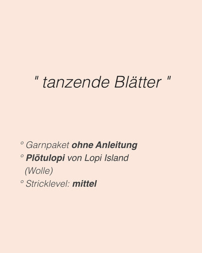 Woodfrost Sweater | tanzende Blätter aus Plötulopi von Lopi Island