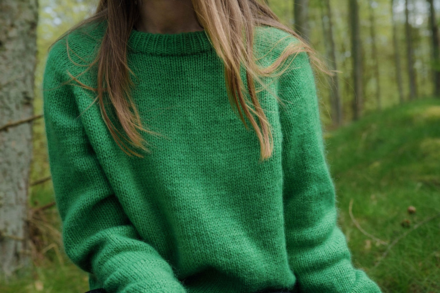 Woodlandsknits Wayfarer Raglan Sweater mit Double Sunday und Tynn Silk Mohair von Sandnes Garn 1