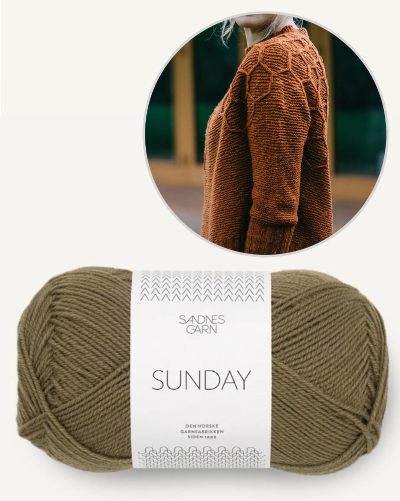 Wool and Honey Sweater von Andrea Mowry mit Sunday von Sandnes Garn 19