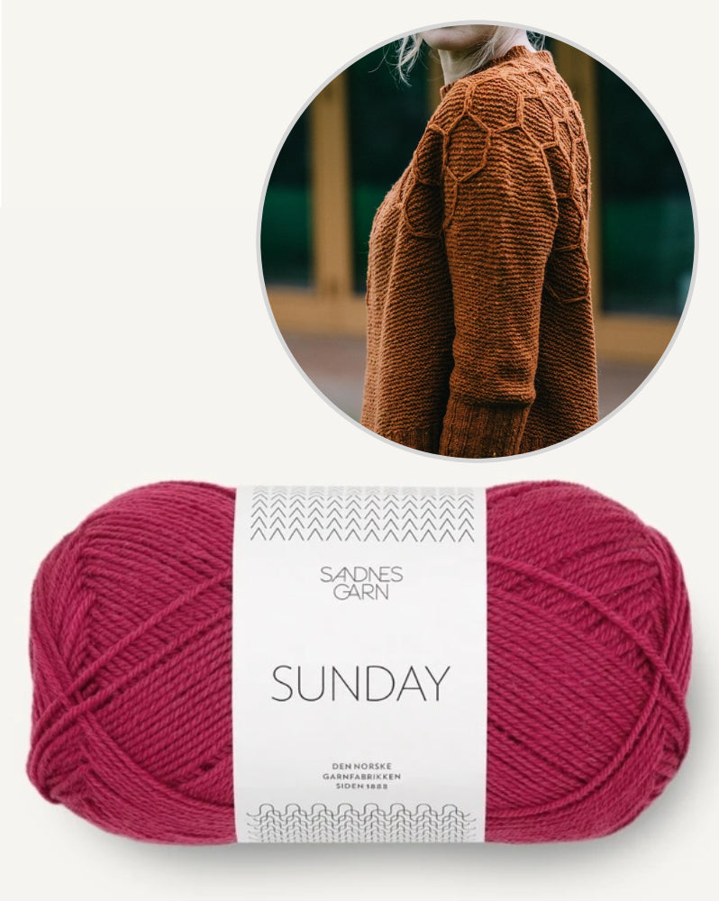Wool and Honey Sweater von Andrea Mowry mit Sunday von Sandnes Garn 17