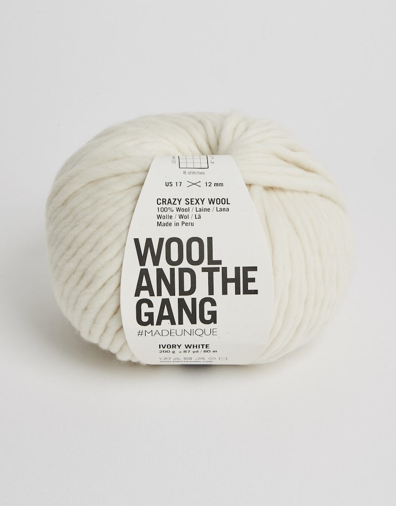 Crazy Sexy Wool von Wool and the Gang Farbe ivory white
