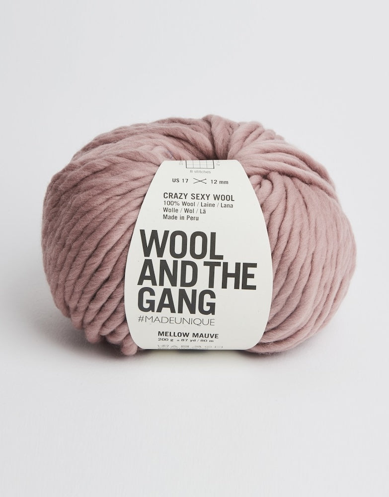 Crazy Sexy Wool von Wool and the Gang Farbe mellow mauve