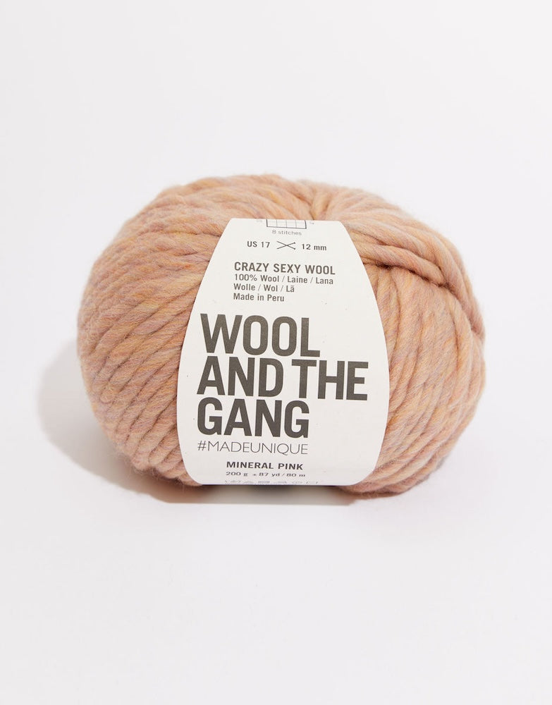 Crazy Sexy Wool von Wool and the Gang Farbe mineral pink