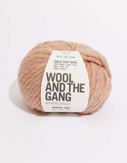 Crazy Sexy Wool von Wool and the Gang Farbe mineral pink