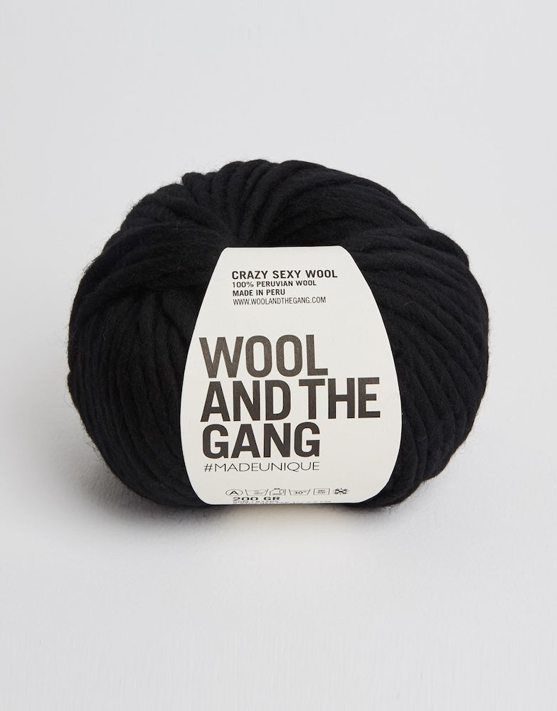 Crazy Sexy Wool von Wool and the Gang Farbe space black