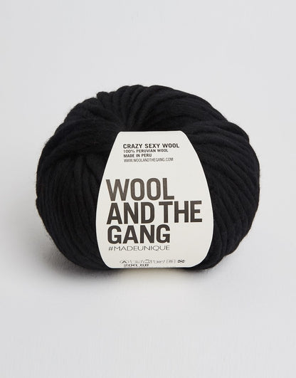 Crazy Sexy Wool von Wool and the Gang Farbe space black