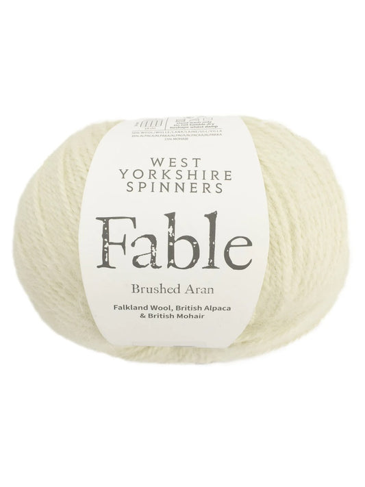 Fable | Brushed Aran aus Falklandwolle, Alpaka und Mohair - super kuschelig warm