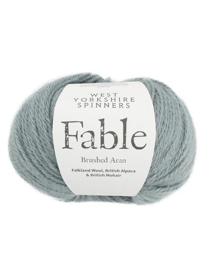 Fable | Brushed Aran aus Falklandwolle, Alpaka und Mohair - super kuschelig warm