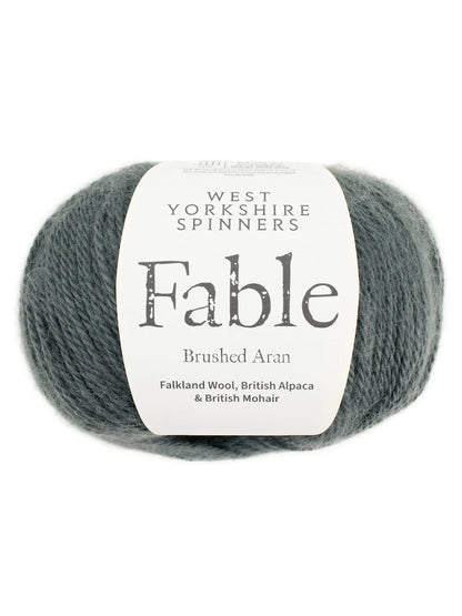 Fable | Brushed Aran aus Falklandwolle, Alpaka und Mohair - super kuschelig warm