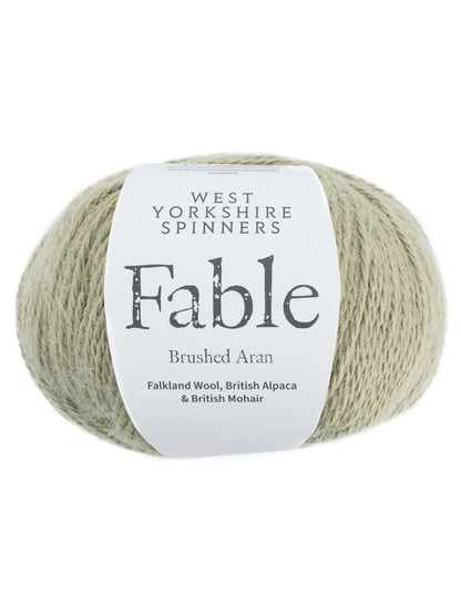 Fable | Brushed Aran aus Falklandwolle, Alpaka und Mohair - super kuschelig warm