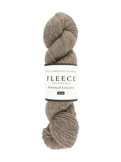 Fleece Bluefaced Leicester Roving | ungefärbtes Garn super natürlich