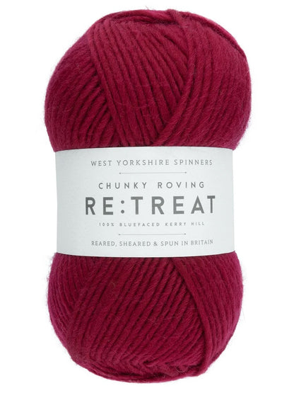 Re:Treat Chunky Roving | Dochtgarn aus 100% britischer Bluefaced Wolle