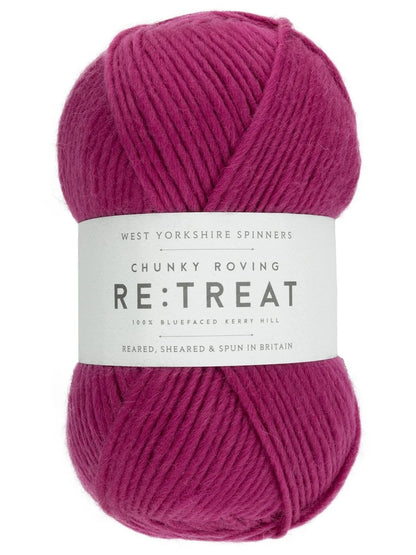 Re:Treat Chunky Roving | Dochtgarn aus 100% britischer Bluefaced Wolle