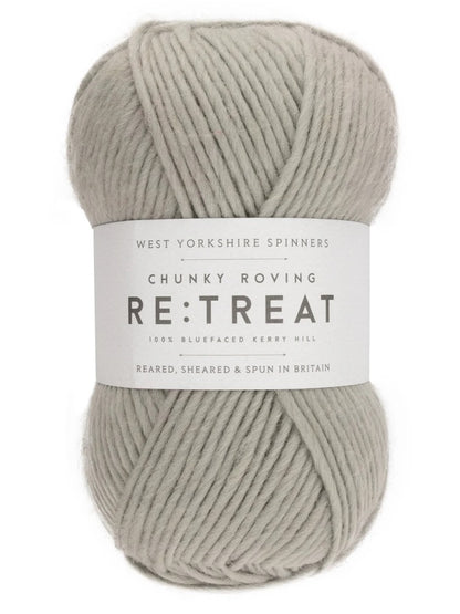 Re:Treat Chunky Roving | Dochtgarn aus 100% britischer Bluefaced Wolle